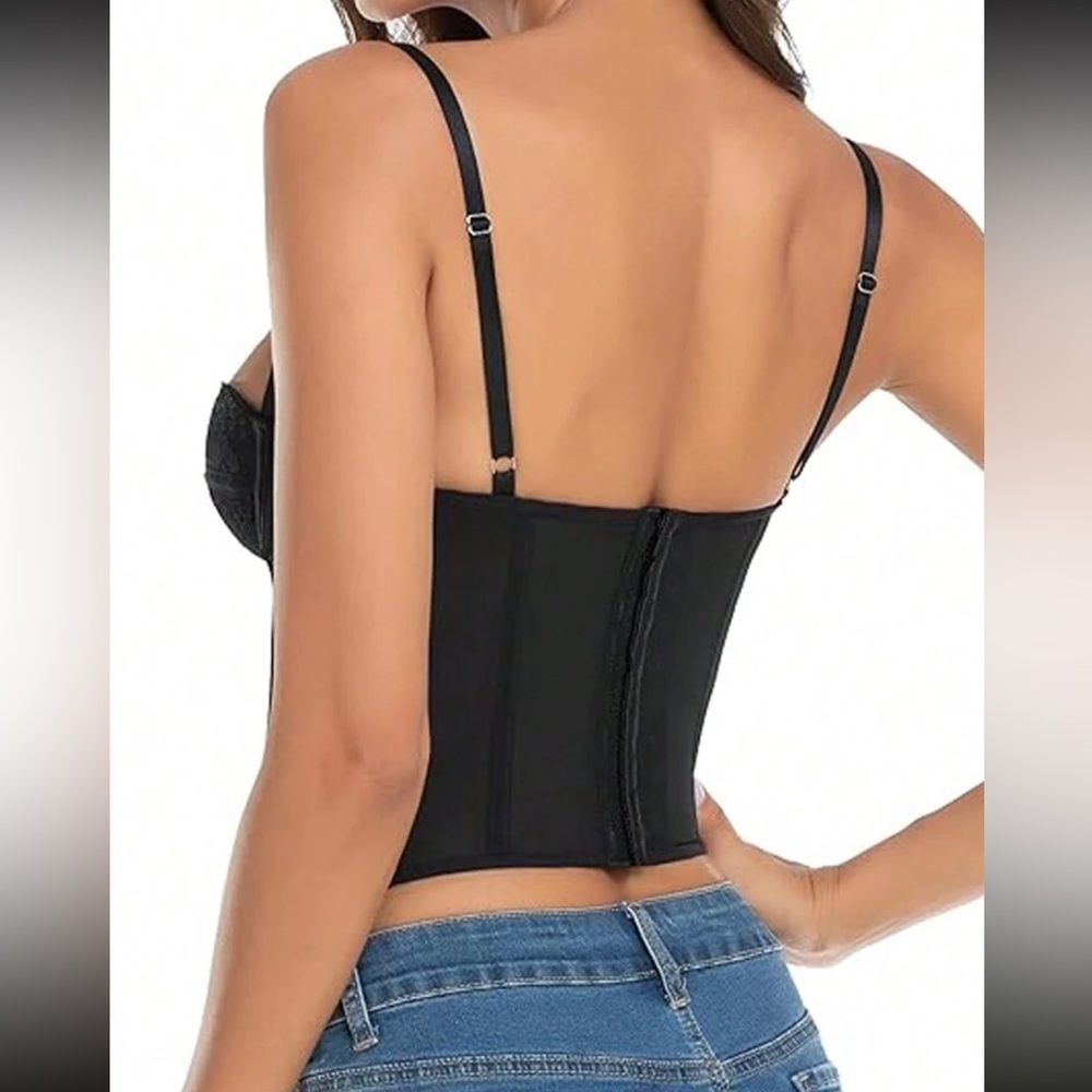 Lace bustier corset bralette top - Picture 13 of 16